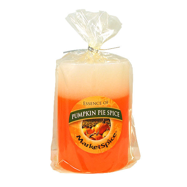 Pumpkin Pie Spice Pillar Candle MarketSpice