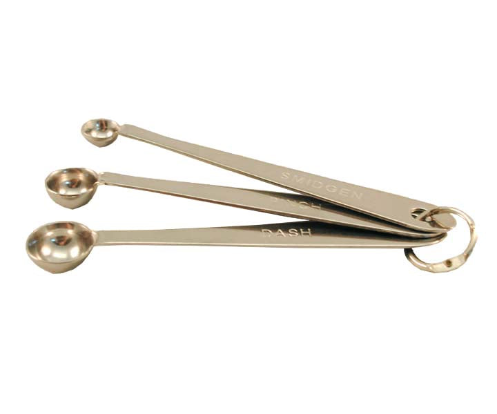 CuttleLab 22-Piece Stainless Steel Measuring Cups and Spoons Set, Tad Dash  Pinch Smidgen Drop Mini
