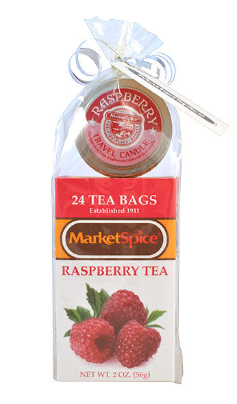 Raspberry Tea & Candle Gift Set – MarketSpice