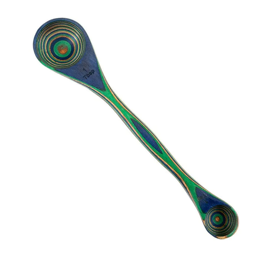 Pakka Wood Peacock Double Sided Measuring Spoon – MarketSpice