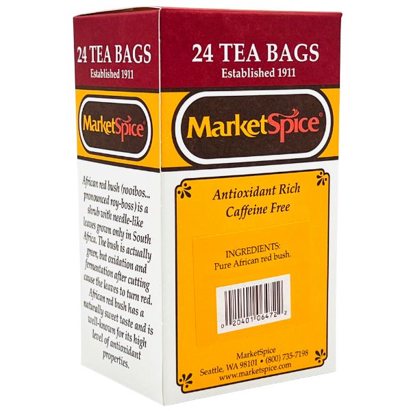hver dag Hav spektrum Pure Redbush (Rooibos) 24ct Teabag Box – MarketSpice